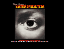 Tablet Screenshot of mastersofreality.de